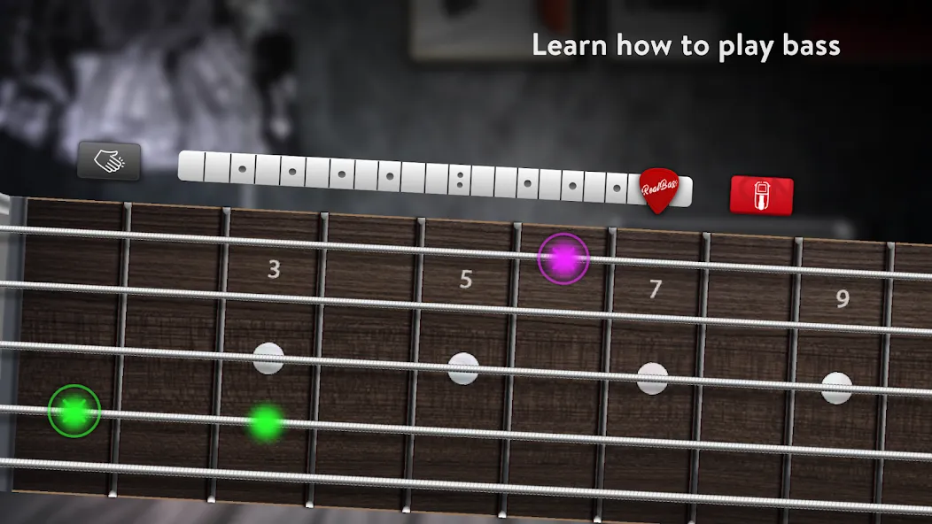 Скачать взлом Real Bass: bass guitar [MOD: безлимитные ноты и все струны открыты] — скриншот 5