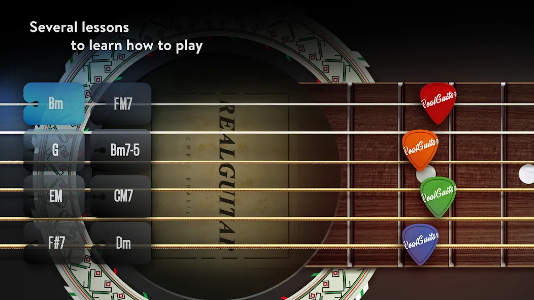 Скачать Real Guitar: lessons & chords [MOD: открыты все уроки и аккорды] — скриншот 2