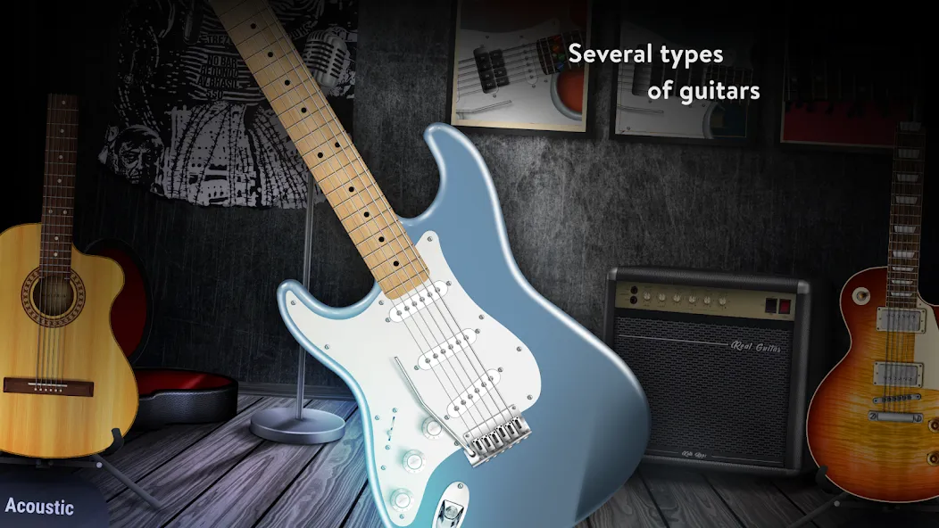 Скачать Real Guitar: lessons & chords [MOD: открыты все уроки и аккорды] — скриншот 3