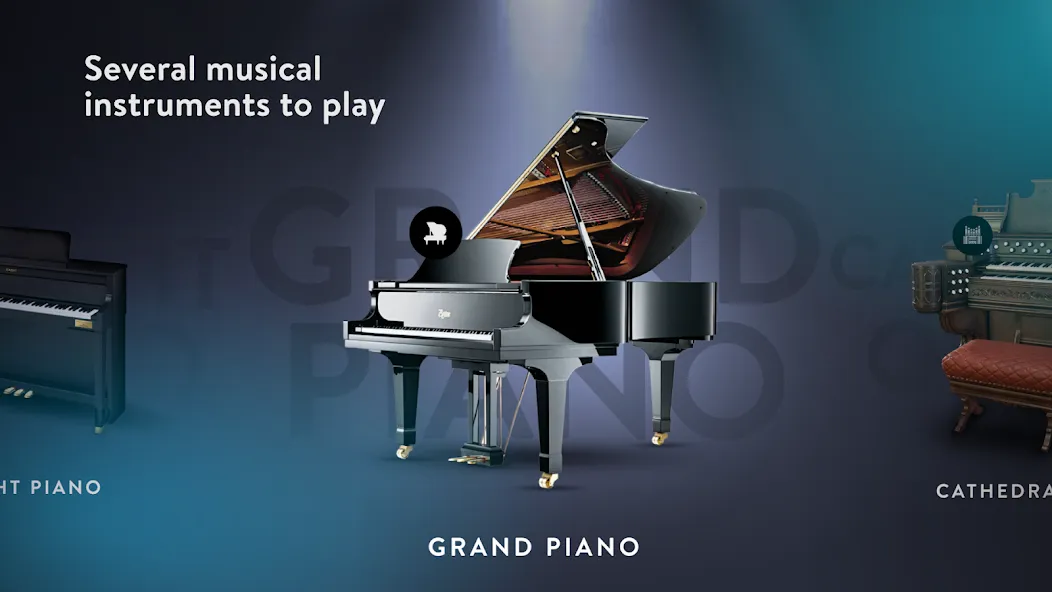 Скачать взлом Real Piano electronic keyboard [MOD: реалистичное пианино без ограничений] — скриншот 3