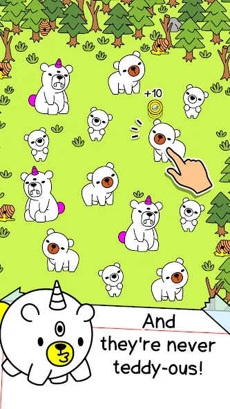 Скачать взлом Bear Evolution: Idle Clicker [MOD: безлимитные монеты и ускоренная эволюция] — скриншот 2