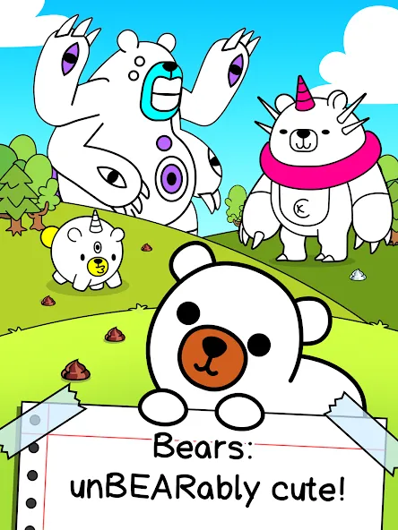 Скачать взлом Bear Evolution: Idle Clicker [MOD: безлимитные монеты и ускоренная эволюция] — скриншот 5