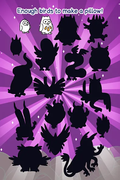 Birds Evolution: Merge Game [MOD: много денег и алмазов] последняя версия — скриншот 4
