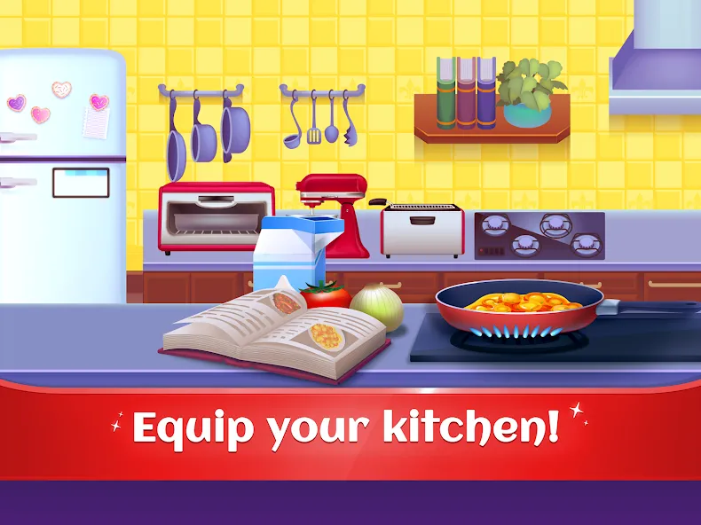 Взломанная Cookbook Master: Cooking Games [MOD: безлимитные деньги и все рецепты] на Андроид — скриншот 5