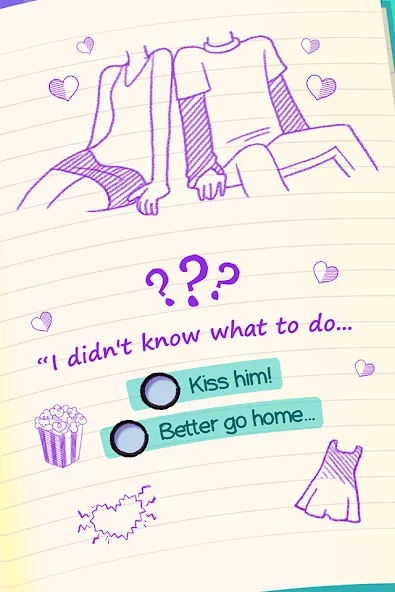 Скачать Dear Diary: Interactive Story [MOD: безлимитные ресурсы и все истории открыты] — скриншот 2