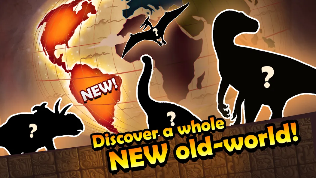 Dino Quest: Dig Dinosaur Game [MOD: безлимитные деньги и подсказки] — Скачать бесплатно (APK) — скриншот 1