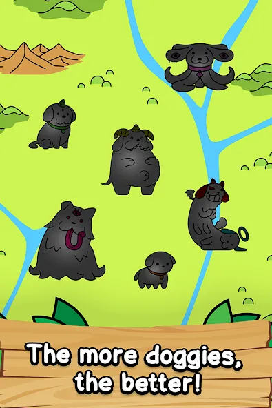 Dog Evolution: Idle Merge Game [MOD: безлимитные деньги и алмазы] (Бесплатно / APK) — скриншот 3