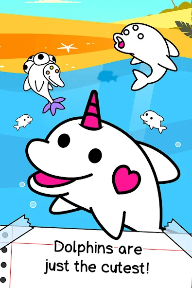 Скачать Dolphin Evolution: Idle Mutant [MOD: безлимитные деньги и ресурсы] на телефон — скриншот 1
