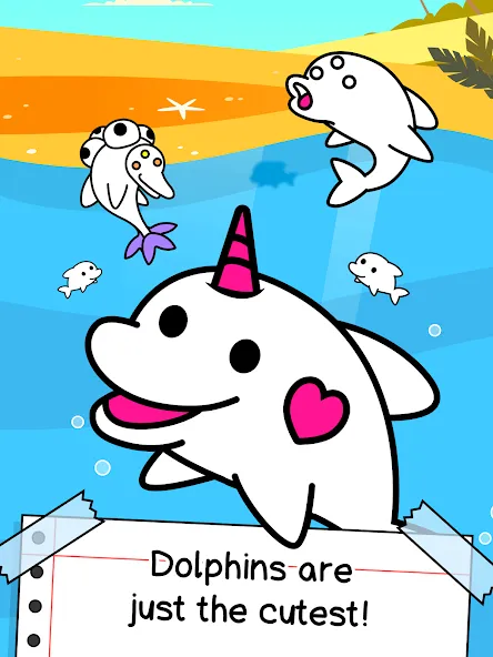 Скачать Dolphin Evolution: Idle Mutant [MOD: безлимитные деньги и ресурсы] на телефон — скриншот 5