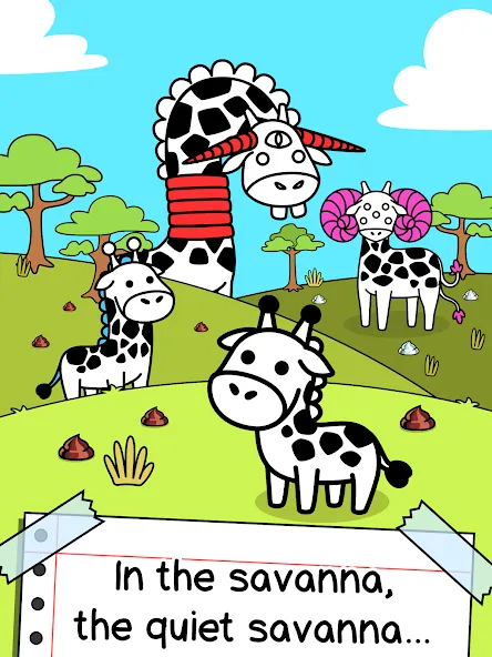Скачать Giraffe Evolution: Idle Game [MOD: безлимитные деньги и алмазы] — скриншот 5