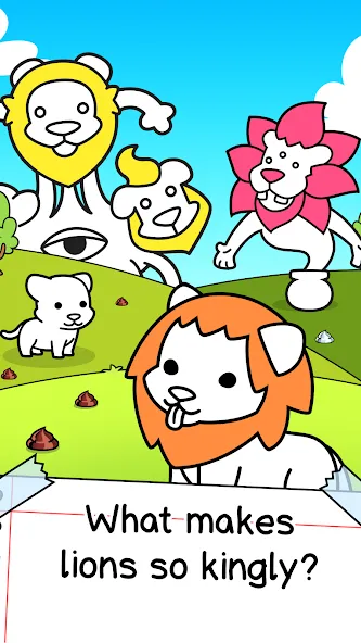 Lion Evolution: Jungle King [MOD: безлимитные монеты и энергия] (Бесплатно / APK) — скриншот 1