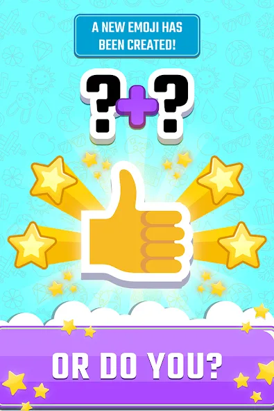 Скачать взлом Match The Emoji: Combine All [MOD: безлимитные подсказки и открыты все уровни] — скриншот 2