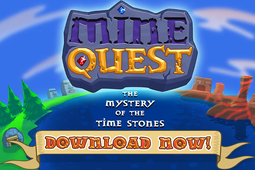 Скачать Mine Quest: Battle Dungeon RPG [MOD: безлимитные ресурсы и усиленные герои] на телефон — скриншот 5
