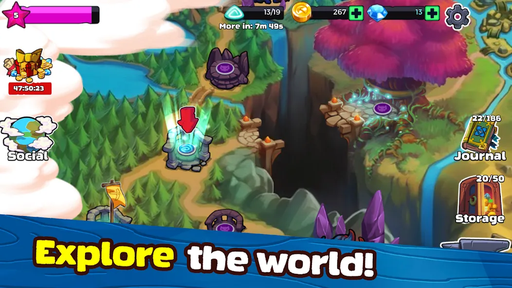 Скачать Mine Quest 2: RPG Mining Game [MOD: безлимитные деньги и ресурсы] — скриншот 4