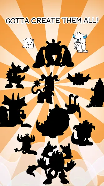 Взломанная Monster Evolution: Merge Game [MOD: безлимитные деньги и алмазы] на Андроид — скриншот 4