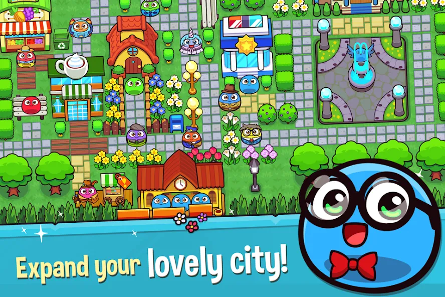 Взломанная My Boo Town: City Builder Game [MOD: безлимитные деньги и ресурсы] на Андроид — скриншот 3