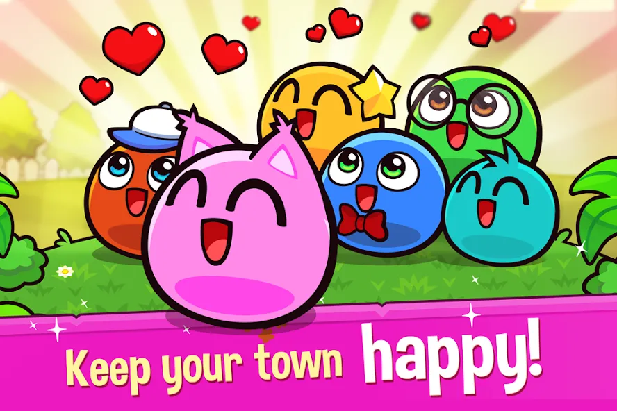 Взломанная My Boo Town: City Builder Game [MOD: безлимитные деньги и ресурсы] на Андроид — скриншот 4