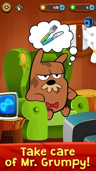 My Grumpy: Funny Virtual Pet [MOD: все питомцы и безлимитные монеты] на Андроид — скриншот 1
