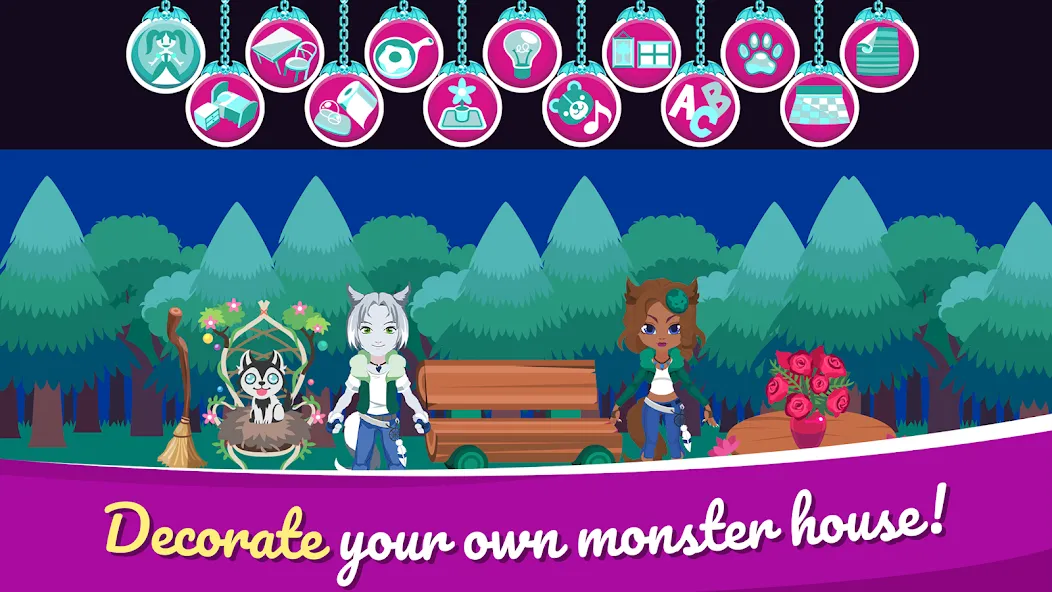 Скачать My Monster House: Doll Games [MOD: безлимитные деньги и все предметы] — скриншот 1