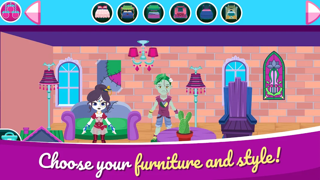 Скачать My Monster House: Doll Games [MOD: безлимитные деньги и все предметы] — скриншот 4