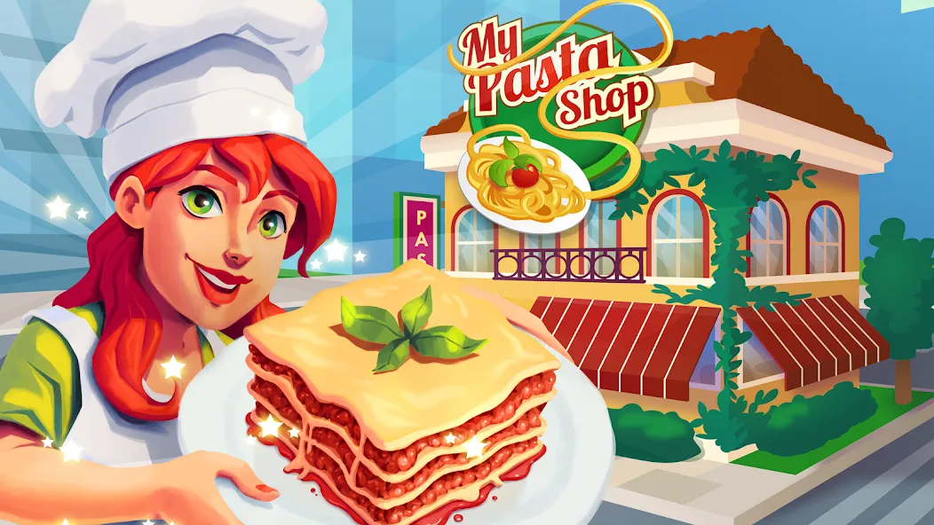 Взломанная My Pasta Shop: Cooking Game [MOD: безлимитные монеты и открыты все рецепты] на Андроид — скриншот 5