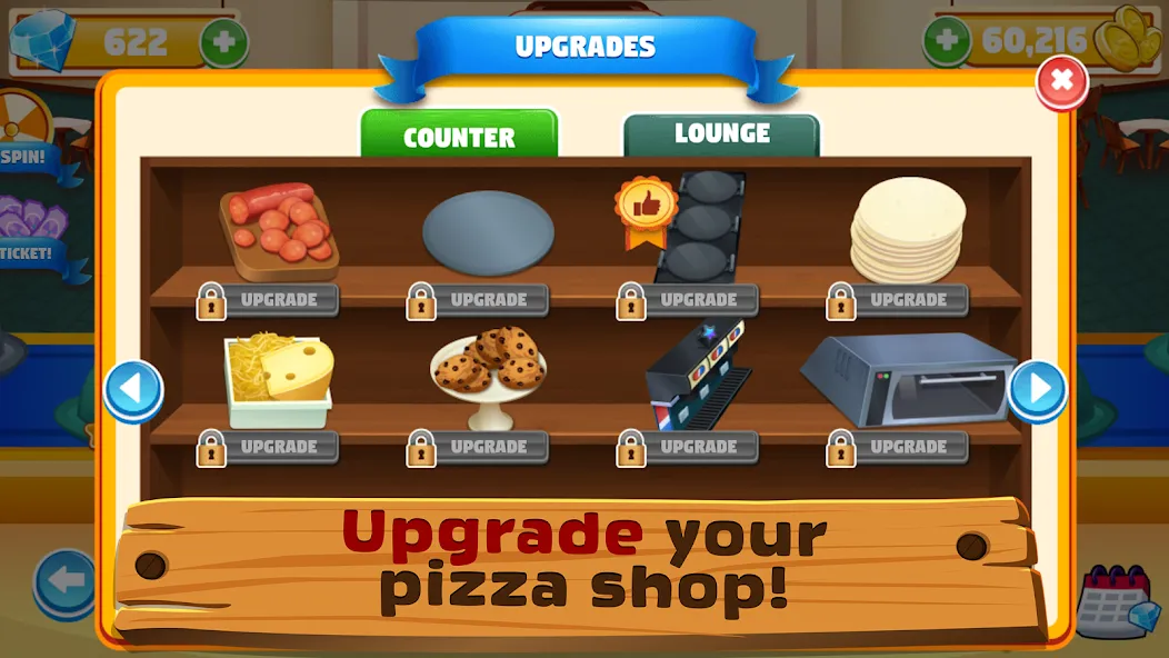 Взломанная My Pizza Shop 2: Food Games [MOD: безлимитные деньги и ресурсы] на Андроид — скриншот 3