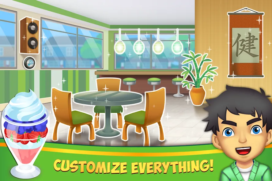 Скачать взлом My Salad Bar: Veggie Food Game [MOD: безлимитные монеты и все рецепты] — скриншот 2