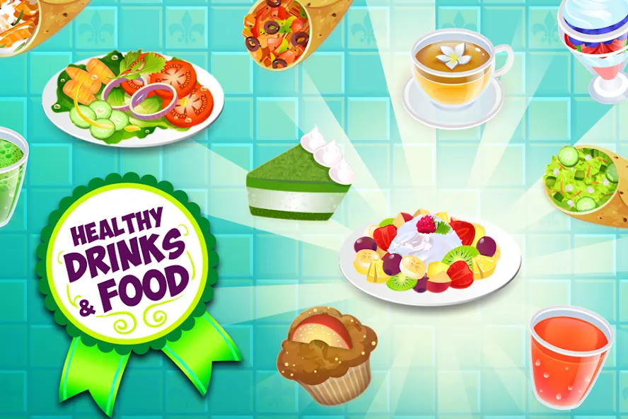Скачать взлом My Salad Bar: Veggie Food Game [MOD: безлимитные монеты и все рецепты] — скриншот 3