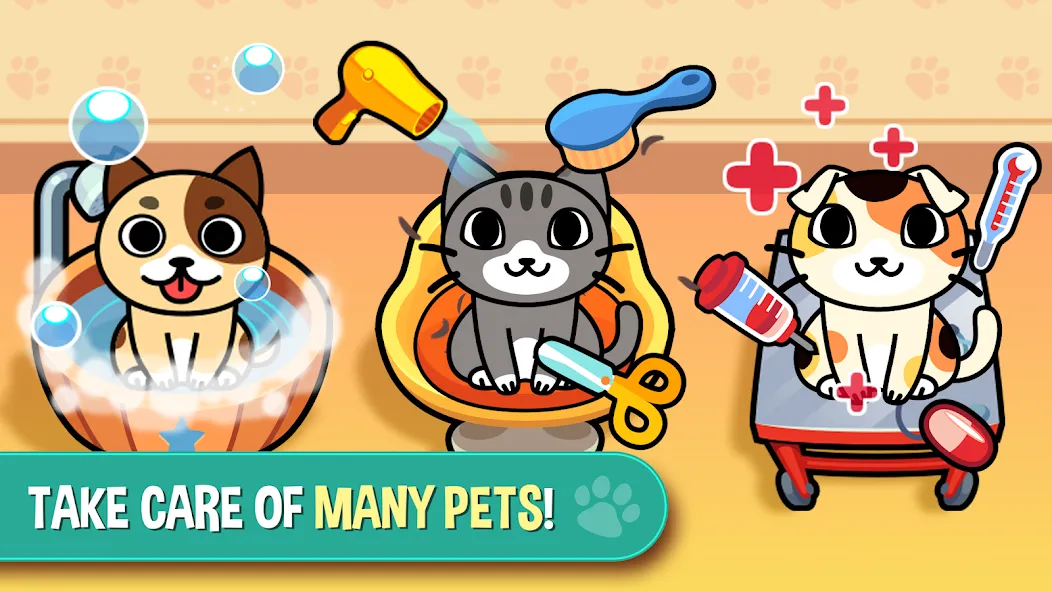 My Virtual Pet Shop: Animals [MOD: безлимитные монеты и все животные] последняя версия — скриншот 1