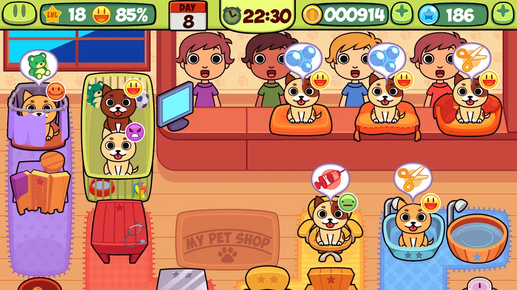 My Virtual Pet Shop: Animals [MOD: безлимитные монеты и все животные] последняя версия — скриншот 2
