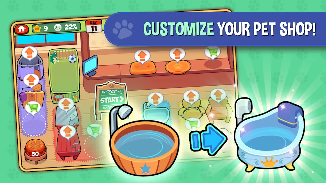 My Virtual Pet Shop: Animals [MOD: безлимитные монеты и все животные] последняя версия — скриншот 3