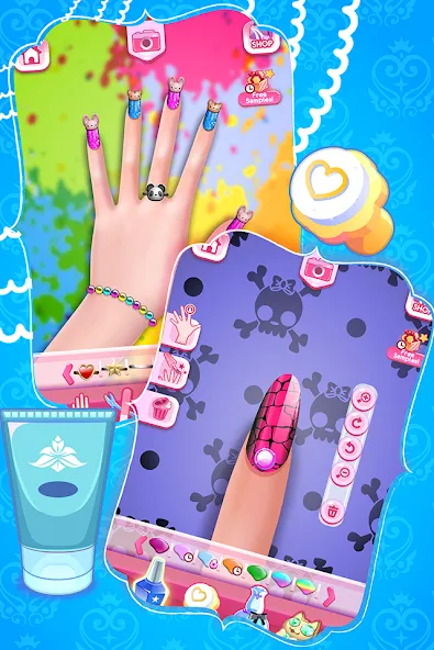 Взломанная My Nail Makeover: Nail Salon [MOD: безлимитные монеты и все скины открыты] на Андроид — скриншот 4