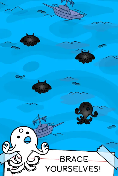 Octopus Evolution: Idle Game [MOD: безлимитные деньги и алмазы] последняя версия — скриншот 3