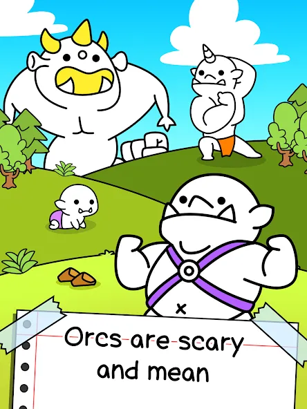 Orc Evolution: Create Monsters [MOD: много денег и ресурсов] последняя версия — скриншот 5
