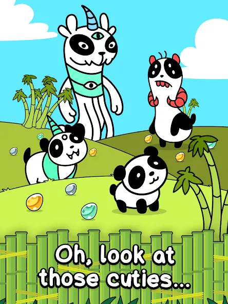 Скачать Panda Evolution: Idle Clicker [MOD: много денег и быстрый прогресс] на телефон — скриншот 5