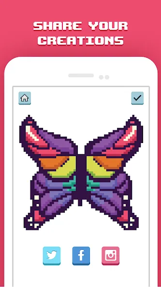 Pixelicious: Color Daily Pixel [MOD: бесконечные краски и все картинки открыты] на Андроид — скриншот 5