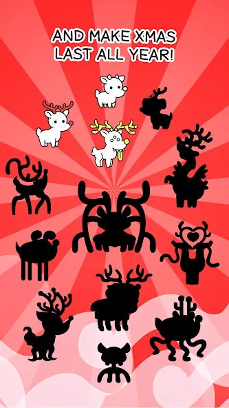Reindeer Evolution: Idle Game [MOD: много монет и ускорение] на Андроид — скриншот 4