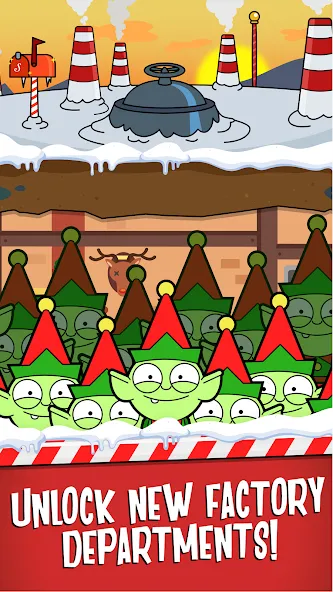 Santa’s Capitalist Factory [MOD: безлимитные деньги и ускоренное производство] последняя версия — скриншот 4