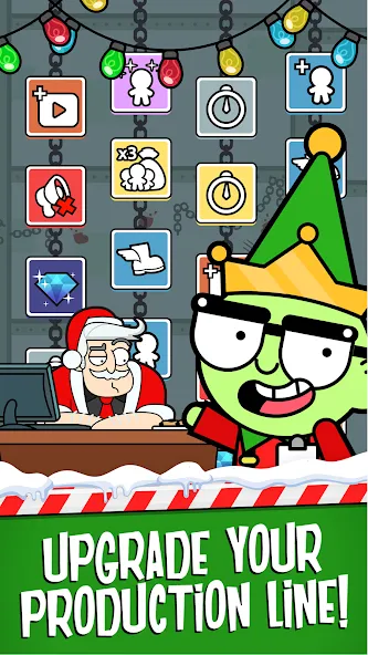 Santa’s Capitalist Factory [MOD: безлимитные деньги и ускоренное производство] последняя версия — скриншот 5