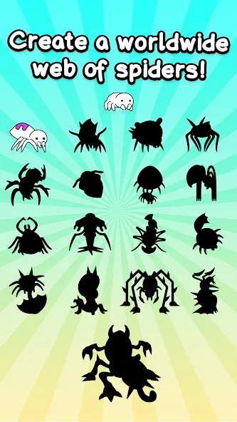 Скачать Spider Evolution: Idle Game [MOD: безлимитные деньги и ресурсы] — скриншот 4
