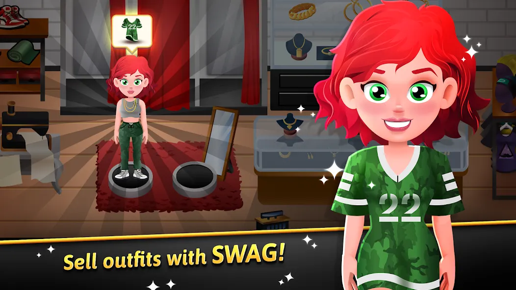 Взломанная Hip Hop Salon Dash Beauty Game [MOD: безлимитные деньги и все наряды] на Андроид — скриншот 3