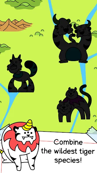 Tiger Evolution Idle Wild Cats [MOD: безлимитные деньги и алмазы] — Скачать бесплатно (APK) — скриншот 3
