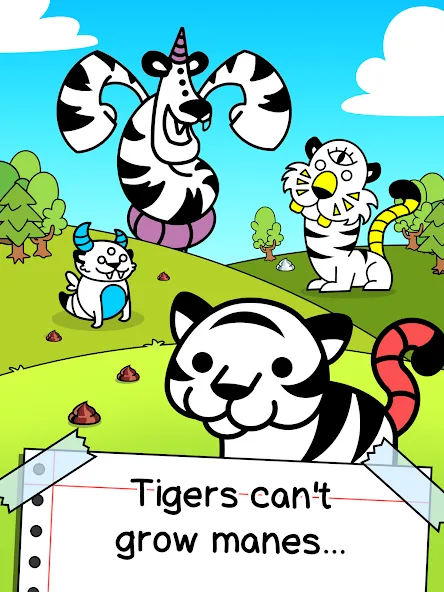 Tiger Evolution Idle Wild Cats [MOD: безлимитные деньги и алмазы] — Скачать бесплатно (APK) — скриншот 5