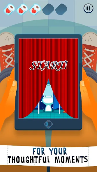 Скачать Toilet Time: Fun Mini Games [MOD: безлимитные подсказки и открыты все игры] на телефон — скриншот 2