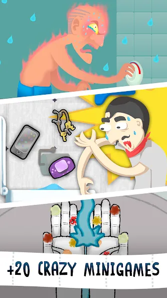 Скачать Toilet Time: Fun Mini Games [MOD: безлимитные подсказки и открыты все игры] на телефон — скриншот 3