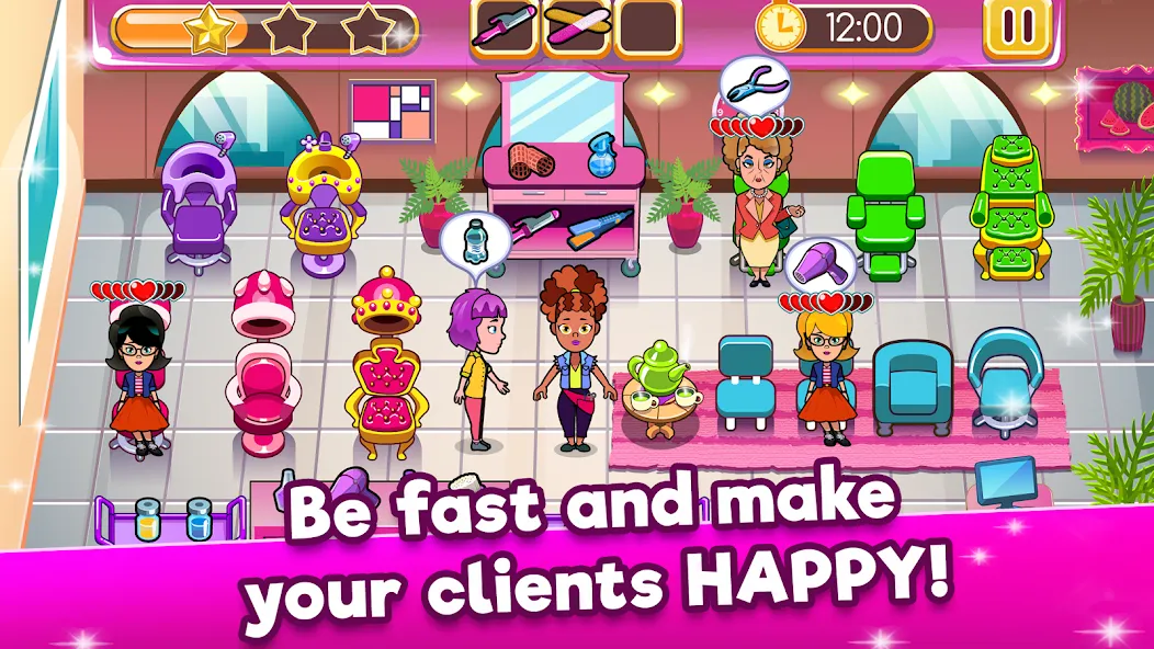 Скачать Beauty Salon: Parlour Game [MOD: безлимитные деньги и все предметы открыты] — скриншот 4