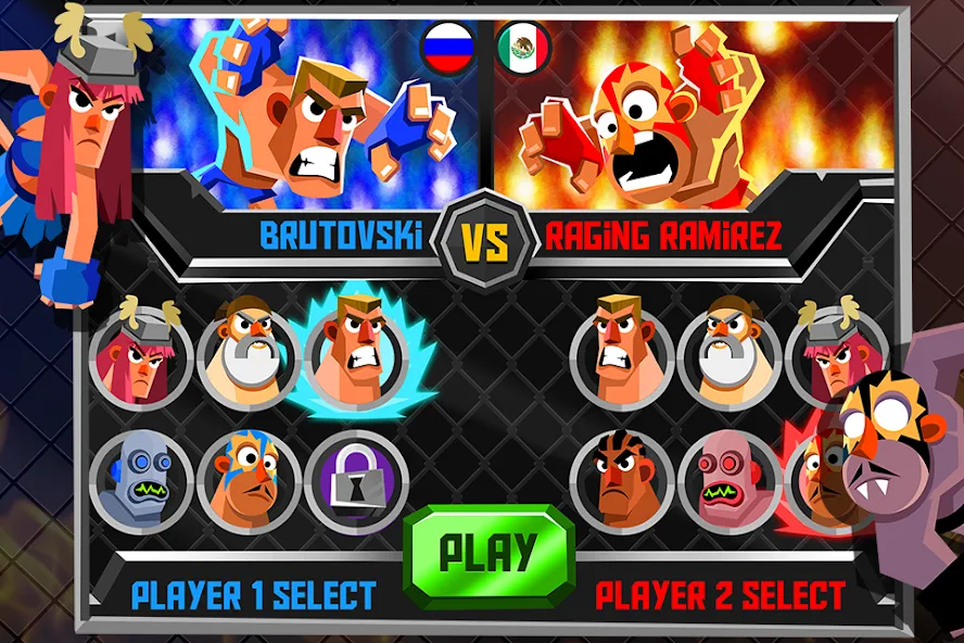 UFB 2: Fighting Champions Game [MOD: безлимитные деньги и усиленные бойцы] (Бесплатно / APK) — скриншот 2