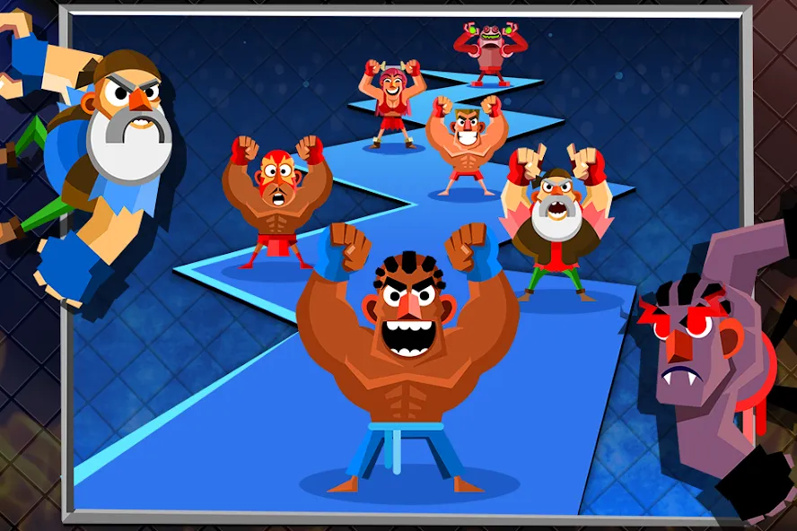 UFB 2: Fighting Champions Game [MOD: безлимитные деньги и усиленные бойцы] (Бесплатно / APK) — скриншот 3