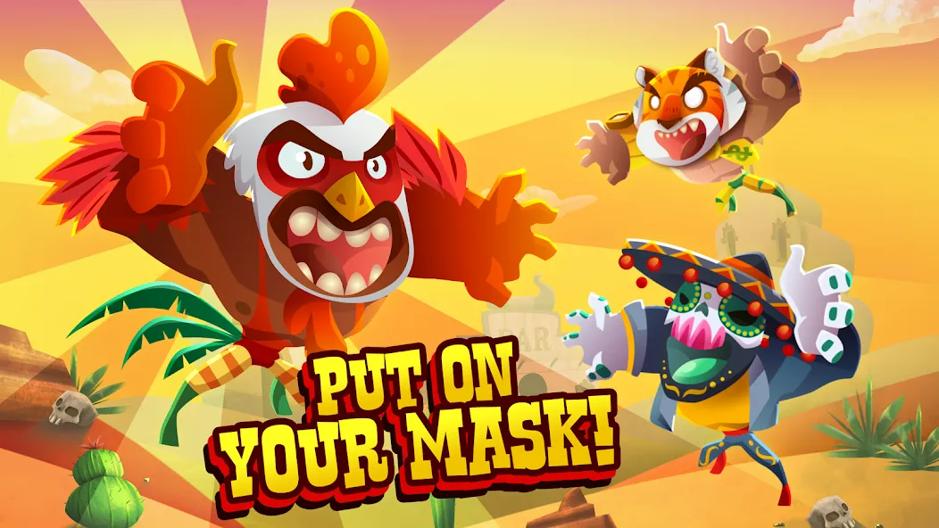 UFB Lucha Libre: Fight Game [MOD: безлимитные деньги и все бойцы] — Скачать бесплатно (APK) — скриншот 1