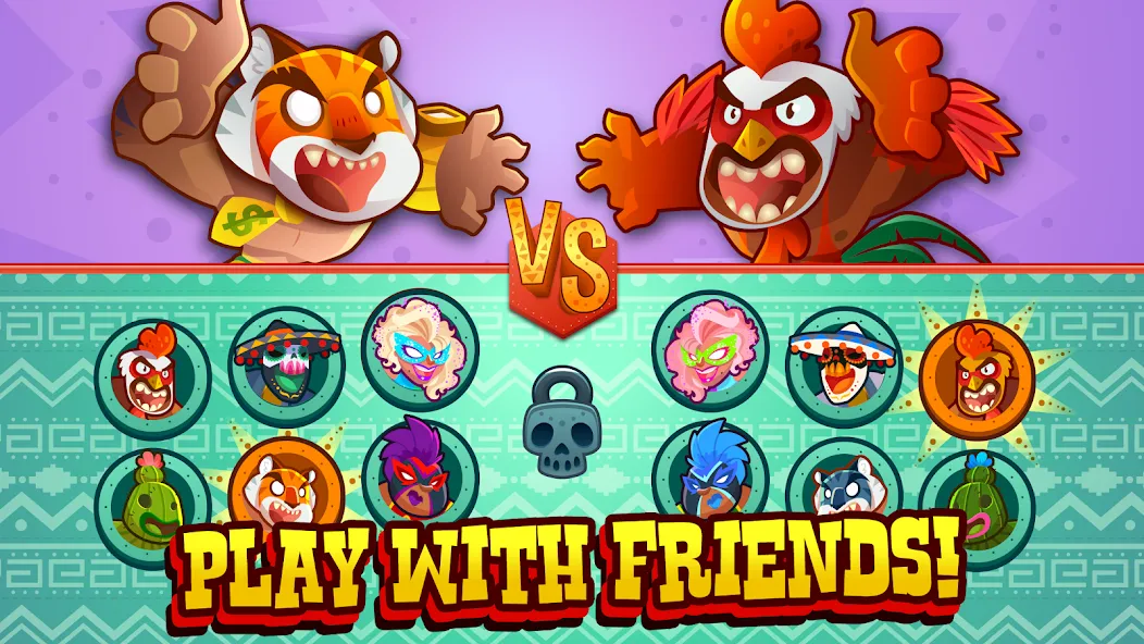 UFB Lucha Libre: Fight Game [MOD: безлимитные деньги и все бойцы] — Скачать бесплатно (APK) — скриншот 3